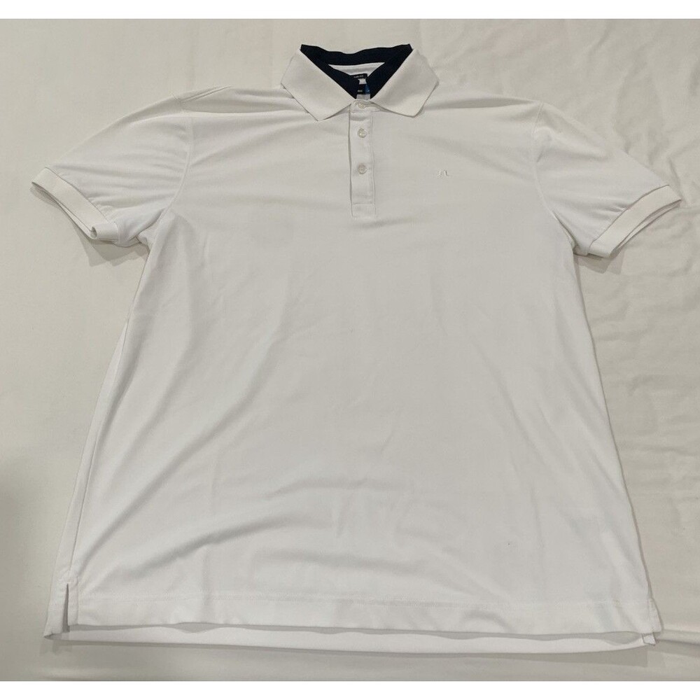 J. Lindeberg Performance Regular Fit Golf Polo Mens L Lightweight